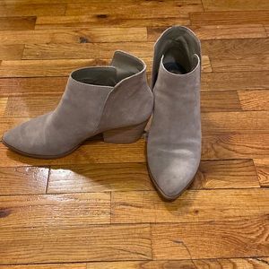 Suede booties